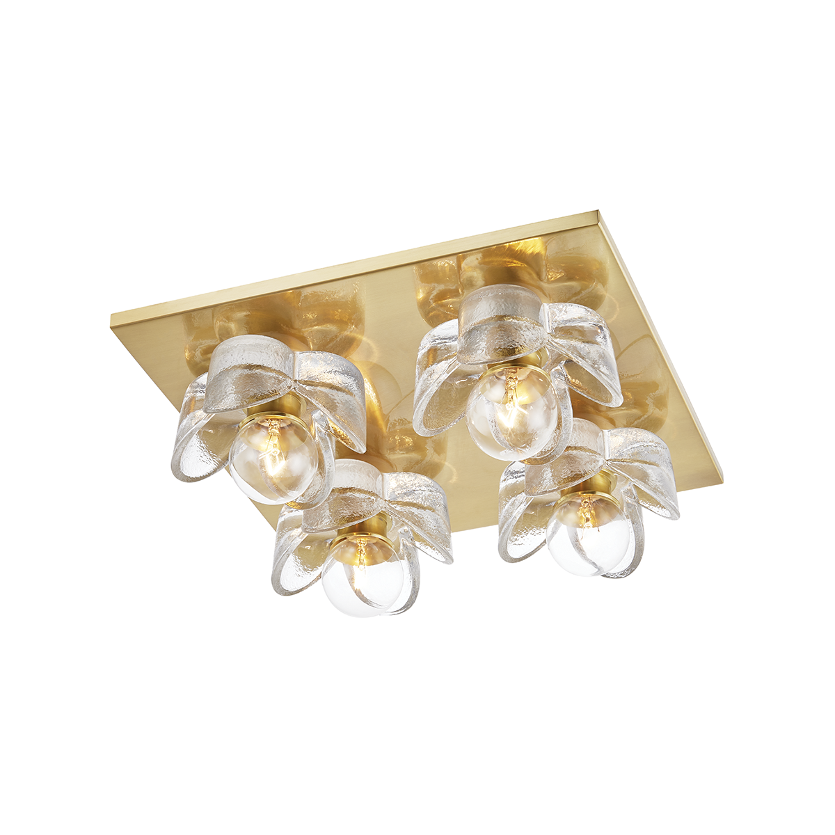 Mitzi Shea Flush Mount in Aged Brass