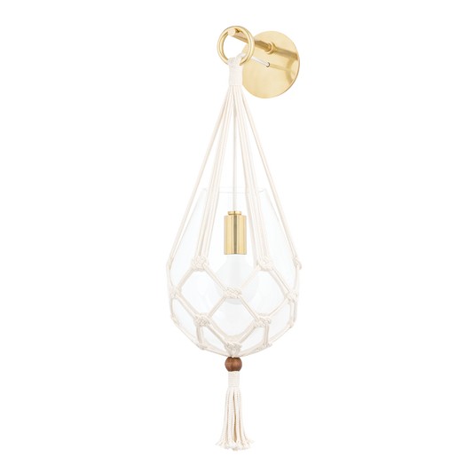 Mitzi Tessa Wall Sconce in Aged Brass
