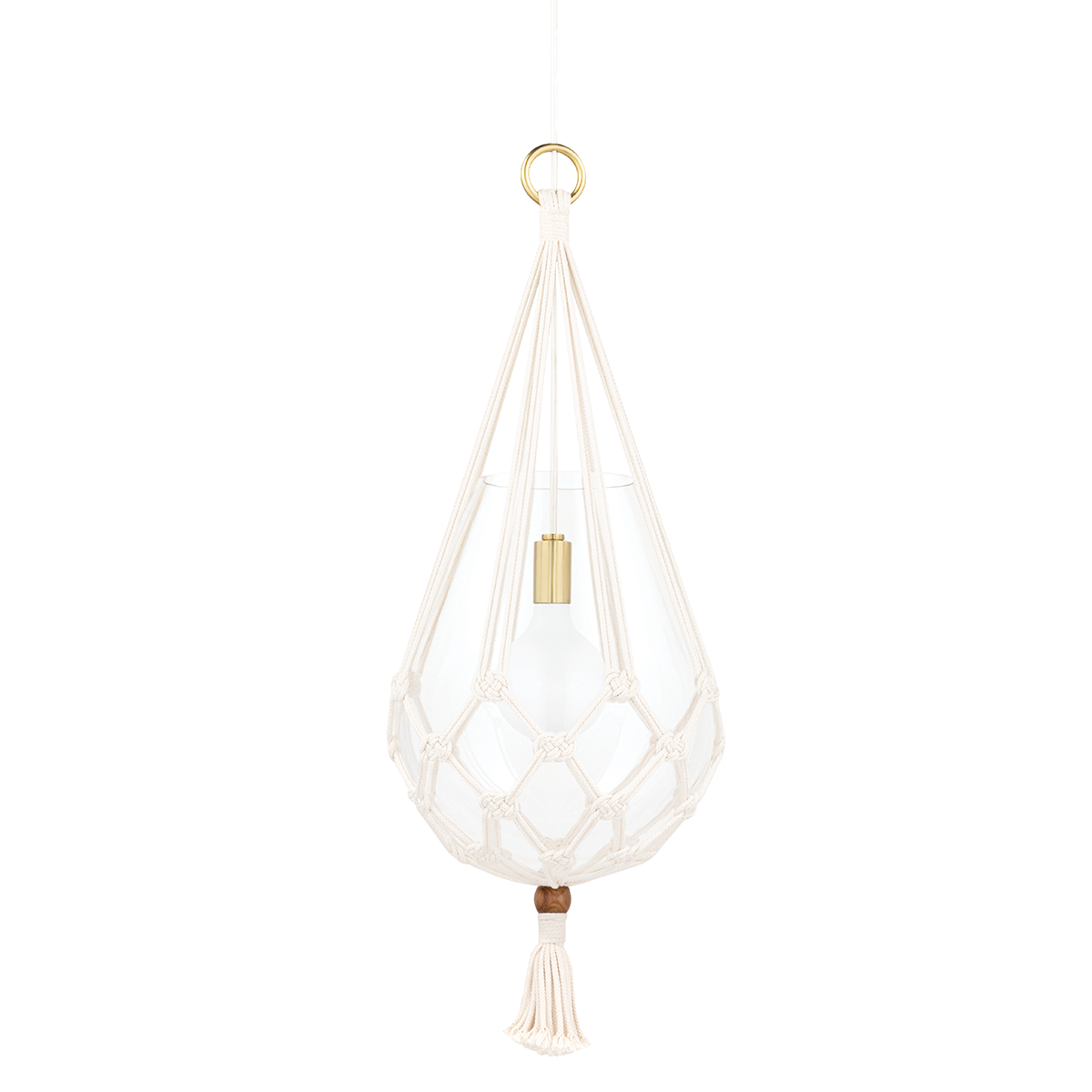Mitzi Tessa Pendant in Aged Brass