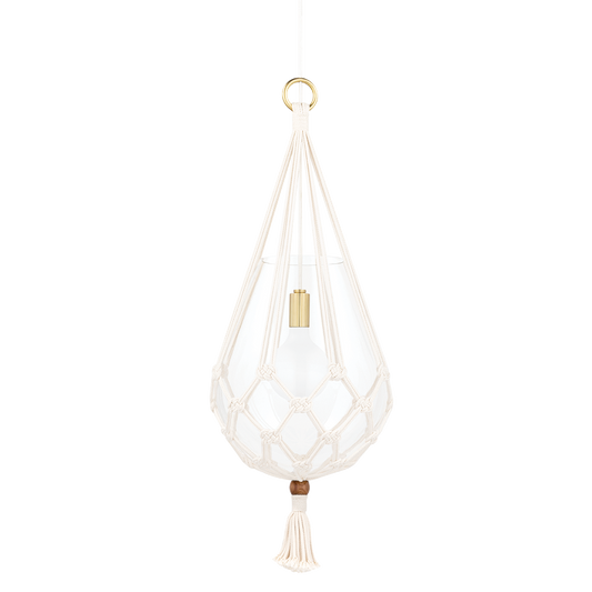 Mitzi Tessa Pendant in Aged Brass