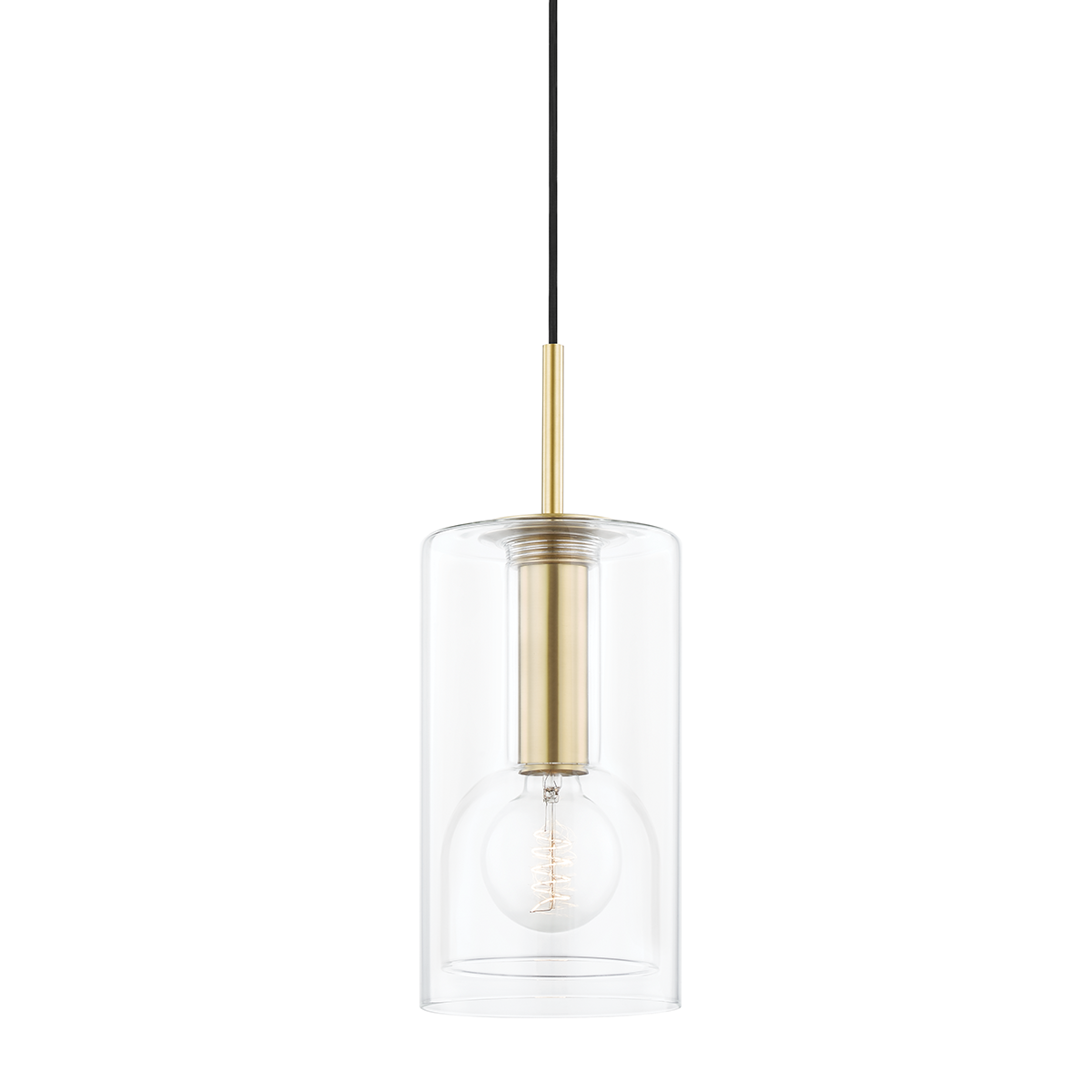 Mitzi Belinda Pendant in Aged Brass