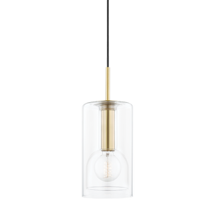 Mitzi Belinda Pendant in Aged Brass