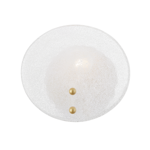Mitzi Giselle Wall Sconce in Aged Brass