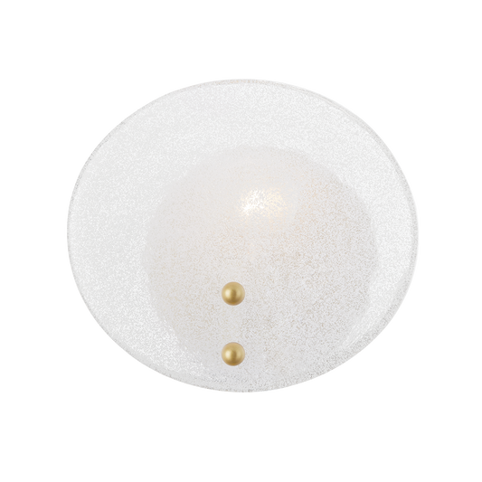 Mitzi Giselle Wall Sconce in Aged Brass