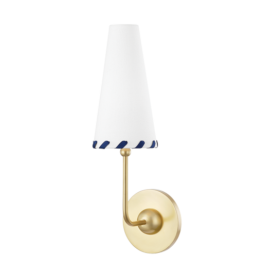 Mitzi Cassie Wall Sconce in Aged Brass