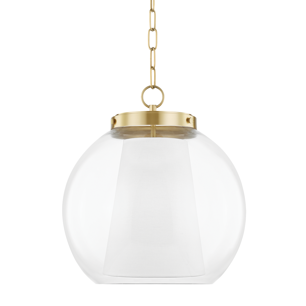 Mitzi Sasha Pendant in Aged Brass