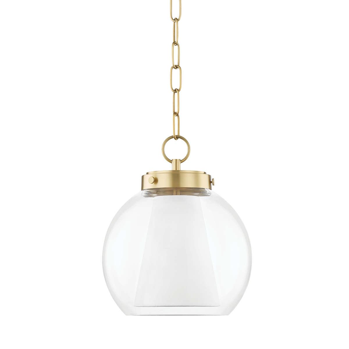 Mitzi Sasha Pendant in Aged Brass