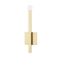 Mitzi Dona Wall Sconce in Aged Brass