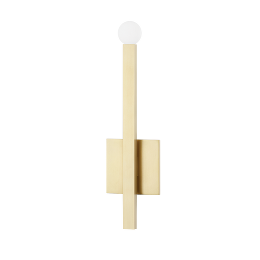 Mitzi Dona Wall Sconce in Aged Brass