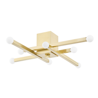 Mitzi Dona Flush Mount in Aged Brass