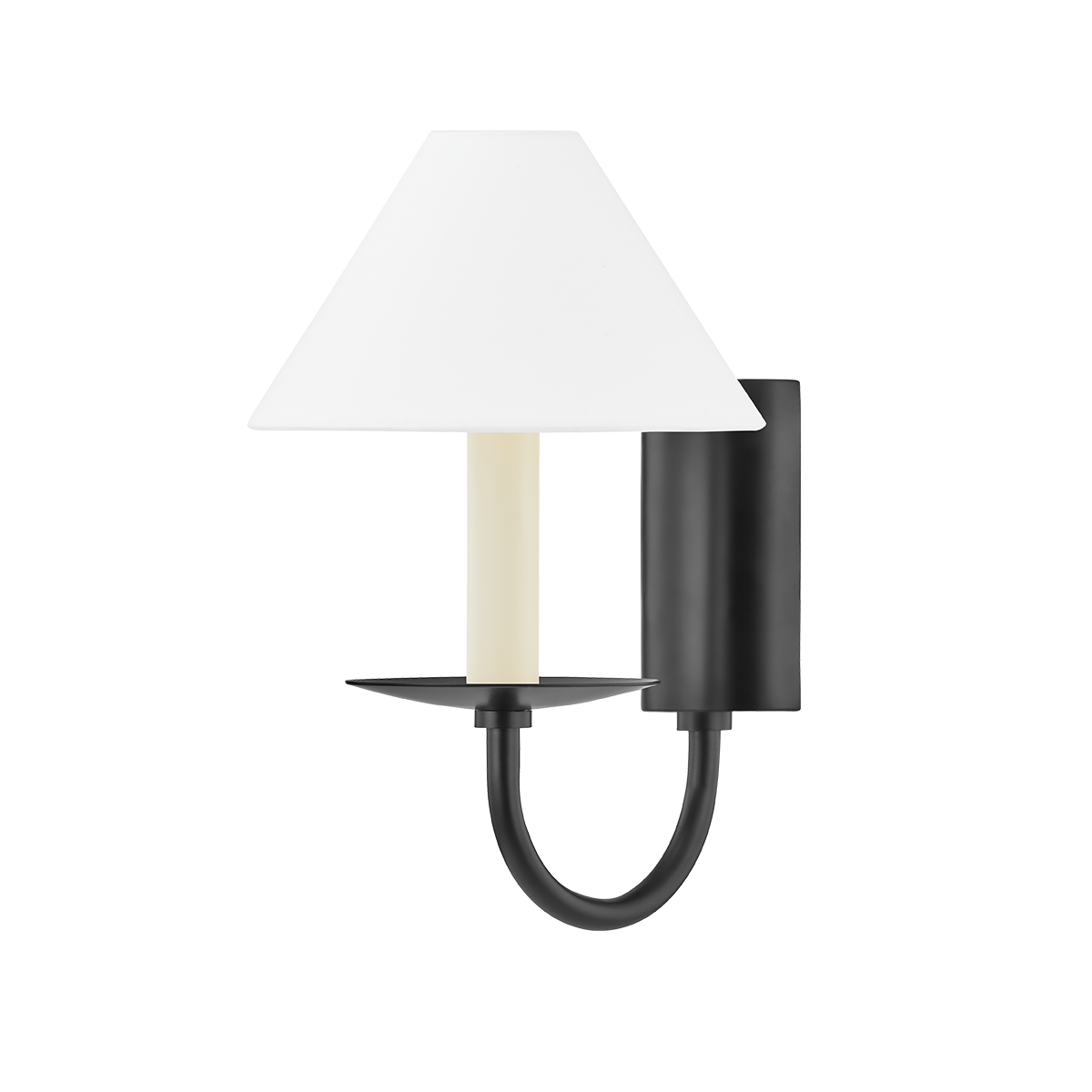 Mitzi Lenore Wall Sconce in Soft Black