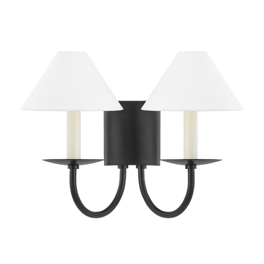 Mitzi Lenore Wall Sconce in Soft Black