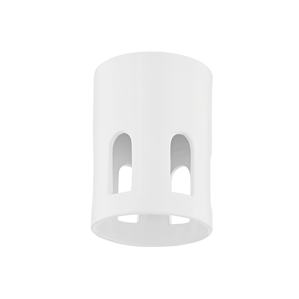 Mitzi Tatum Flush Mount in AGED BRASS/CERAMIC RAW MATTE WHITE