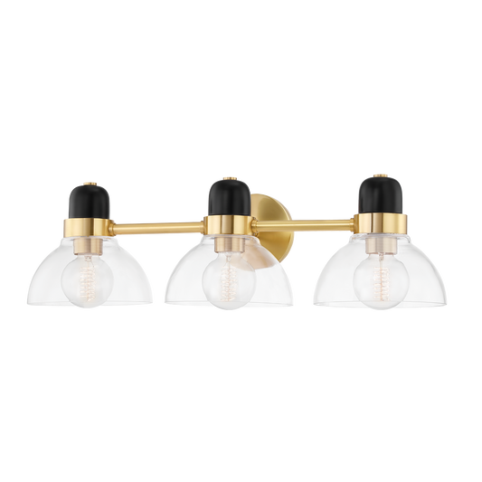 Mitzi Camile Bath and Vanity in Aged Brass