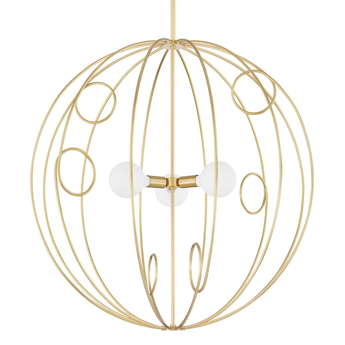 Mitzi Alanis Pendant in Aged Brass