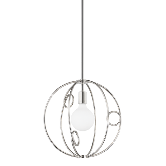 Mitzi Alanis Pendant in Polished Nickel