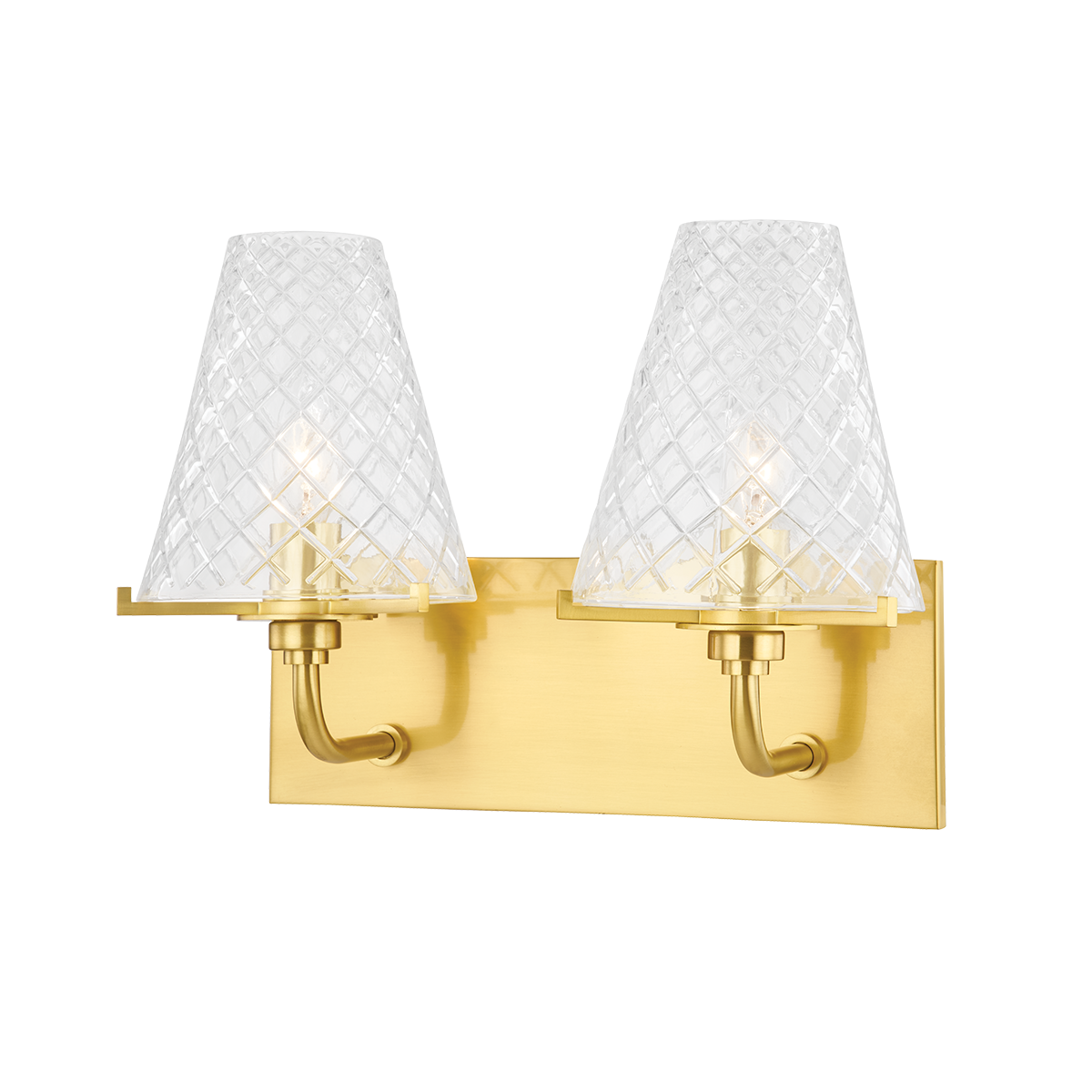 Mitzi Irene Bath and Vanity in Aged Brass