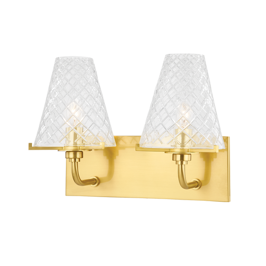 Mitzi Irene Bath and Vanity in Aged Brass