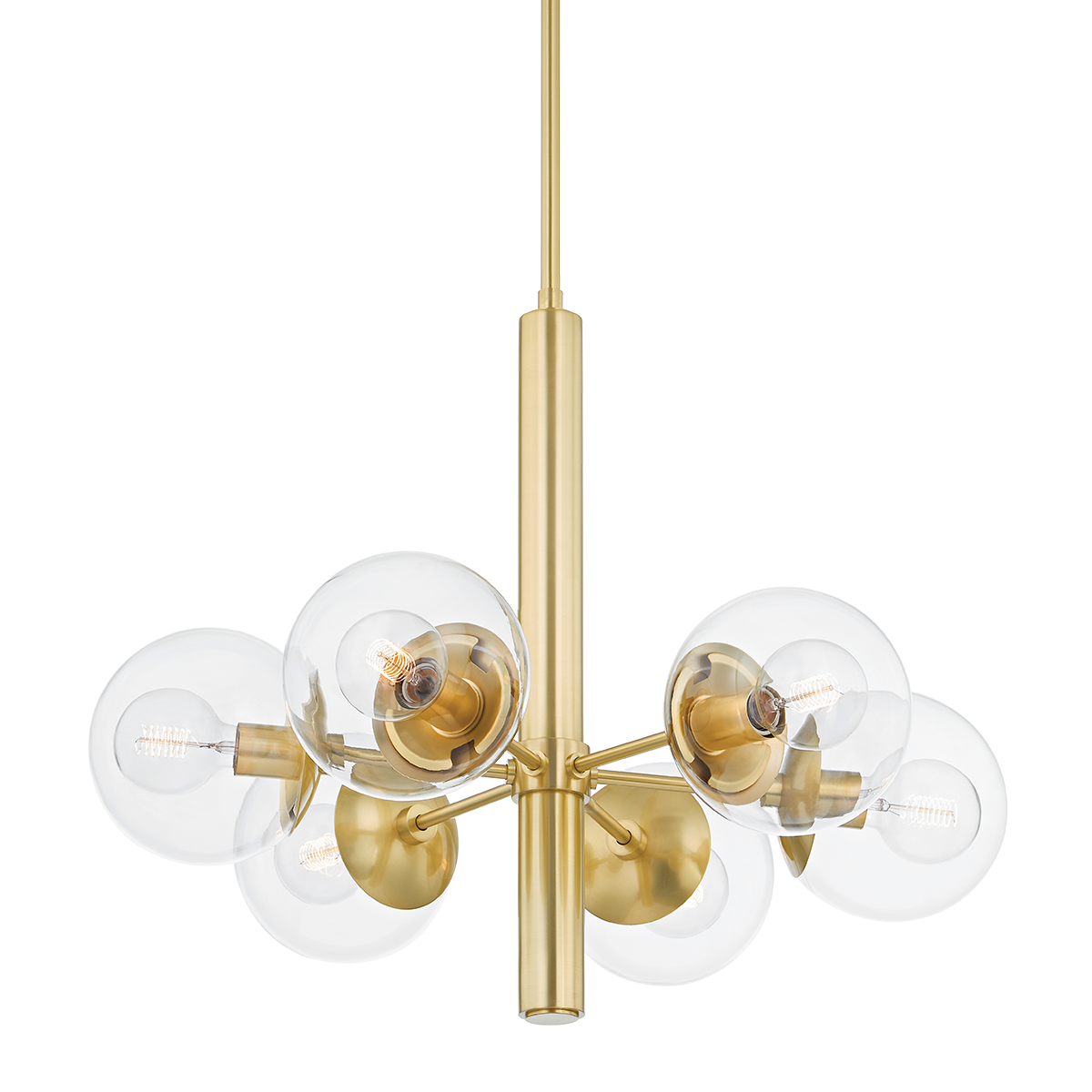 Mitzi Meadow Chandelier in Aged Brass