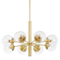Mitzi Meadow Chandelier in Aged Brass