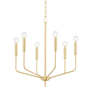 Mitzi Bailey Chandelier in Aged Brass