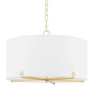 Mitzi Darlene Chandelier in Aged Brass