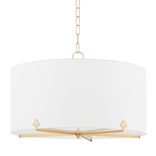 Mitzi Darlene Chandelier in Aged Brass
