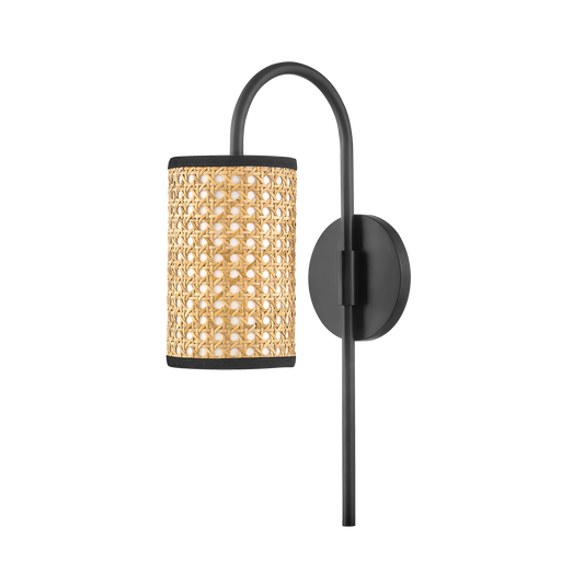 Mitzi Dolores Wall Sconce in Soft Black