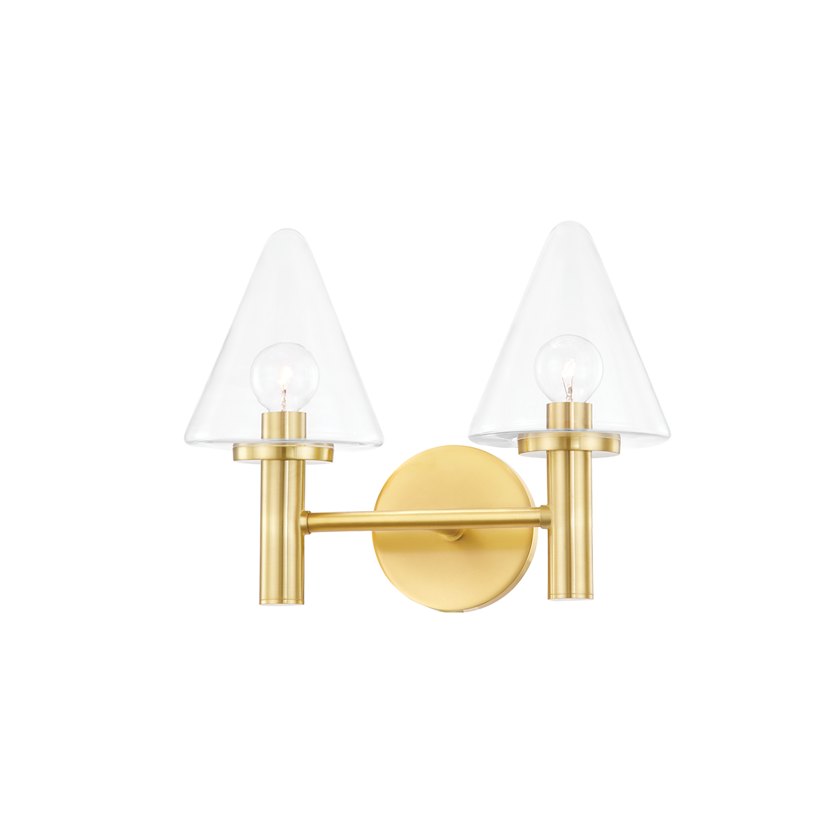 Mitzi Connie Bath and Vanity in Aged Brass