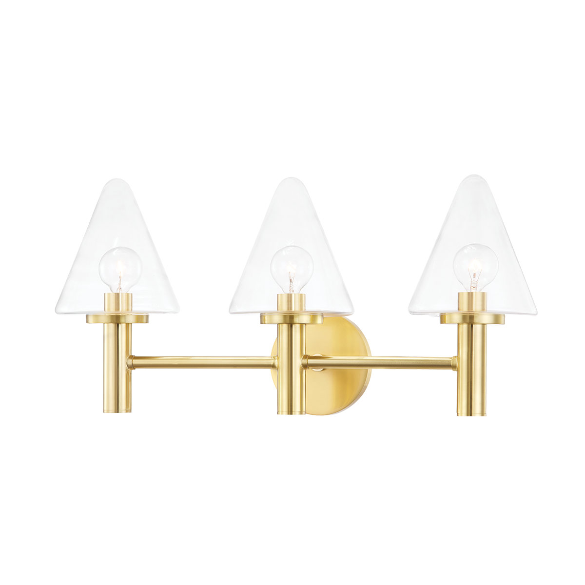 Mitzi Connie Bath and Vanity in Aged Brass