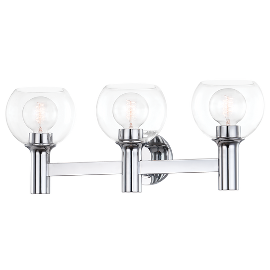 Mitzi Leslie Bath and Vanity in Polished Chrome