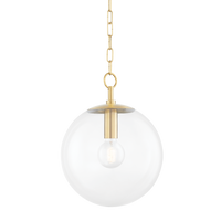 Mitzi Juliana Pendant in Aged Brass