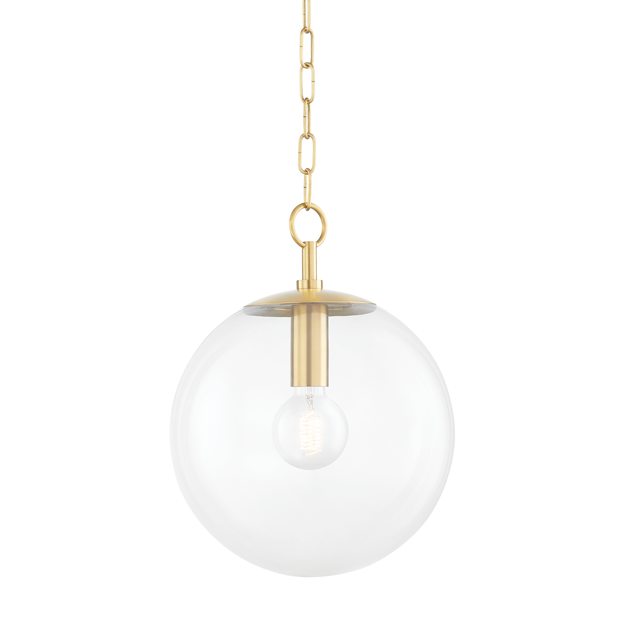 Mitzi Juliana Pendant in Aged Brass