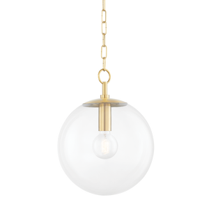 Mitzi Juliana Pendant in Aged Brass