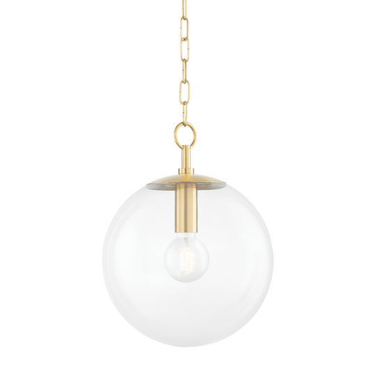 Mitzi Juliana Pendant in Aged Brass