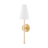 Mitzi Janelle Wall Sconce in Aged Brass