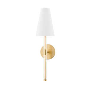 Mitzi Janelle Wall Sconce in Aged Brass