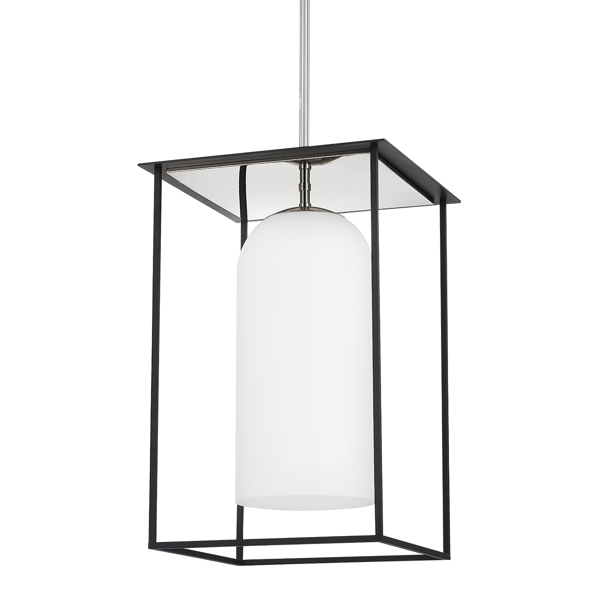 Mitzi Teres Pendant in POLISHED NICKEL/TEXTURED BLACK