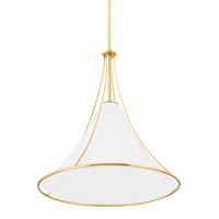 Mitzi Madelyn Pendant in Aged Brass