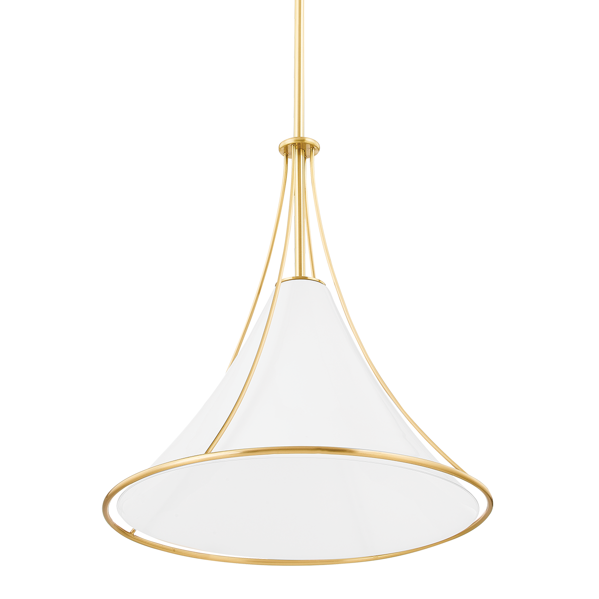 Mitzi Madelyn Pendant in Aged Brass