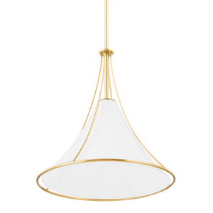 Mitzi Madelyn Pendant in Aged Brass