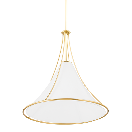 Mitzi Madelyn Pendant in Aged Brass