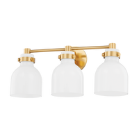 Mitzi Elli Bath and Vanity in Aged Brass