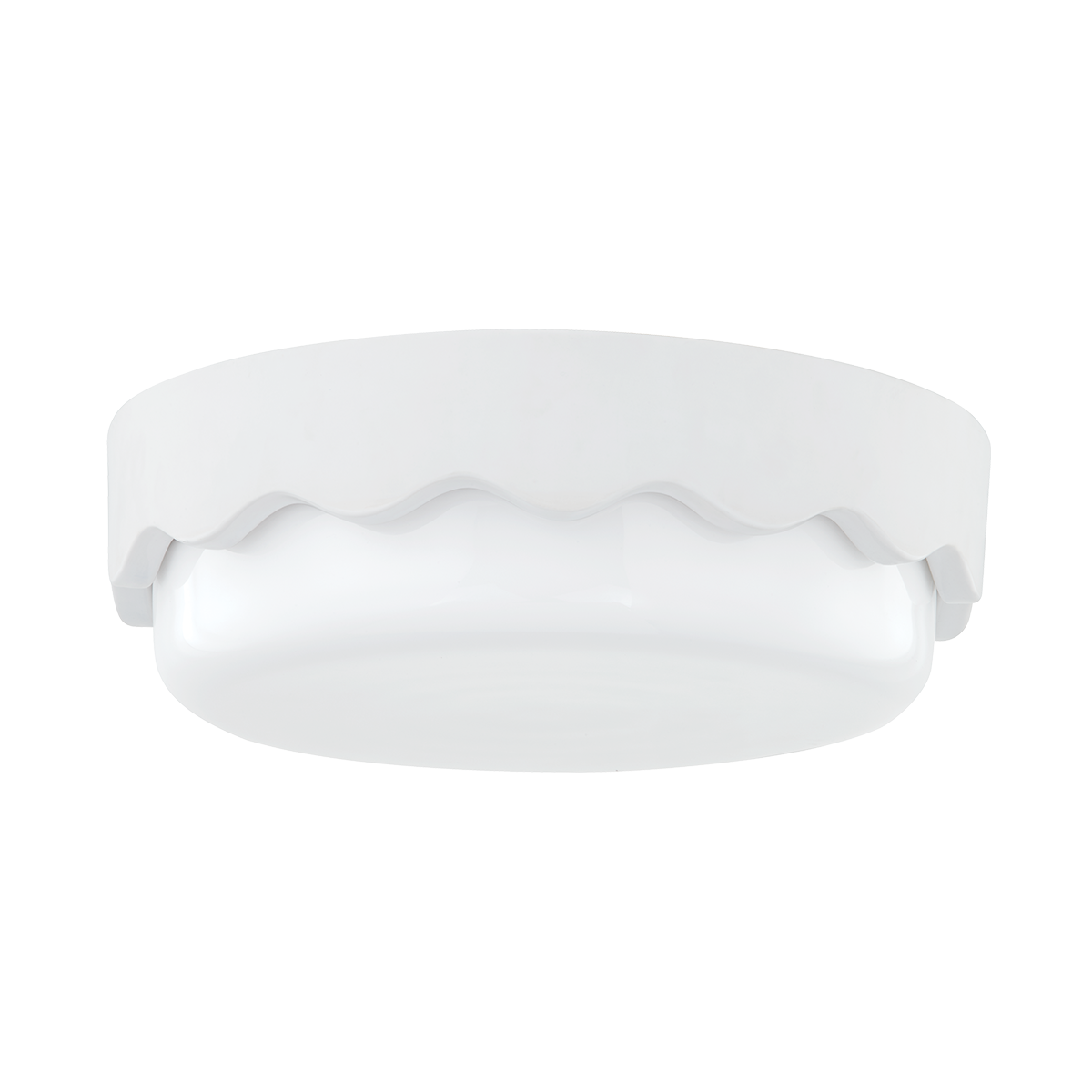 Mitzi Wave Flush Mount in CERAMIC MATTE WHITE