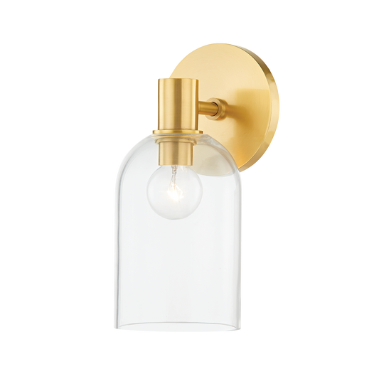 Mitzi Paisley Bath and Vanity in Aged Brass