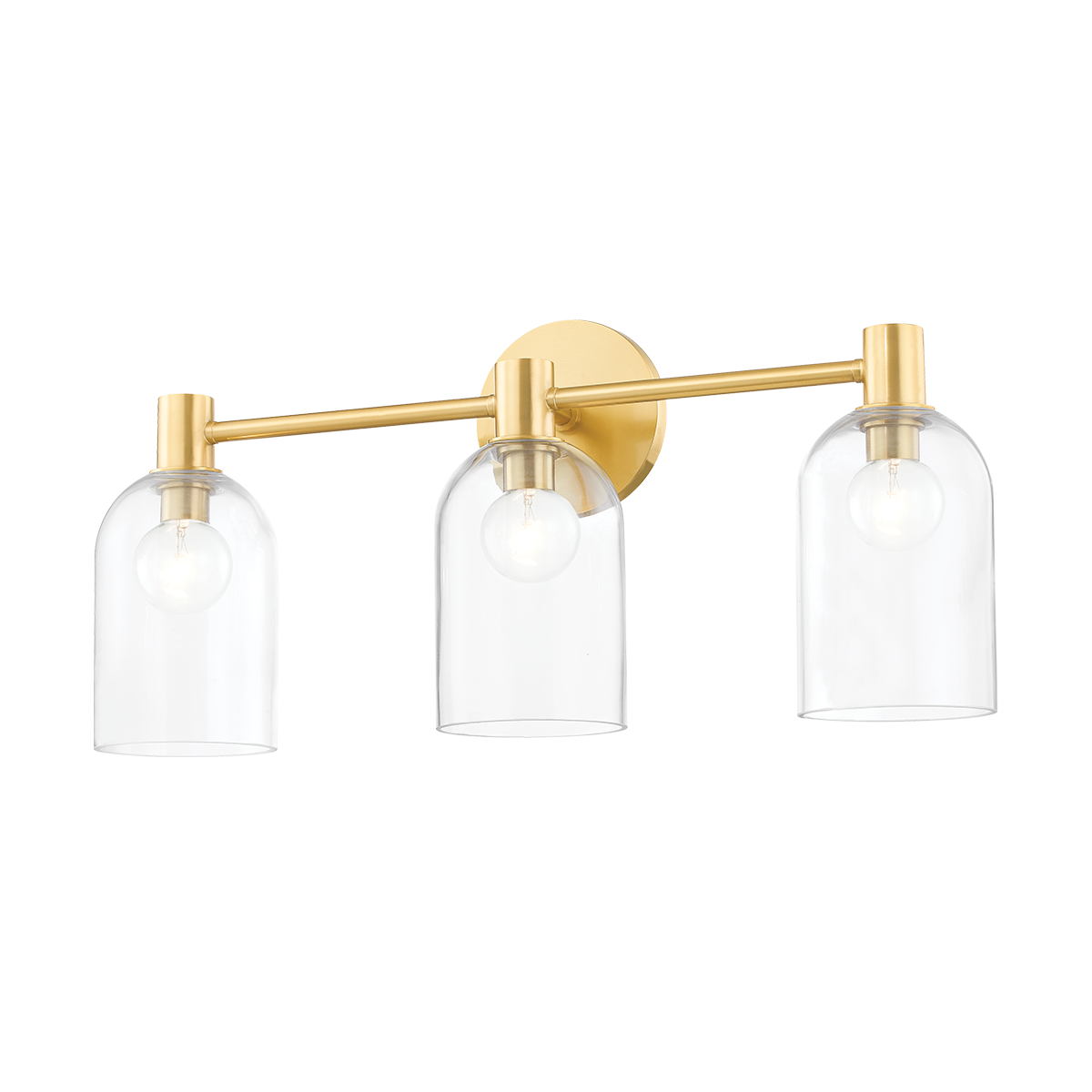 Mitzi Paisley Bath and Vanity in Aged Brass
