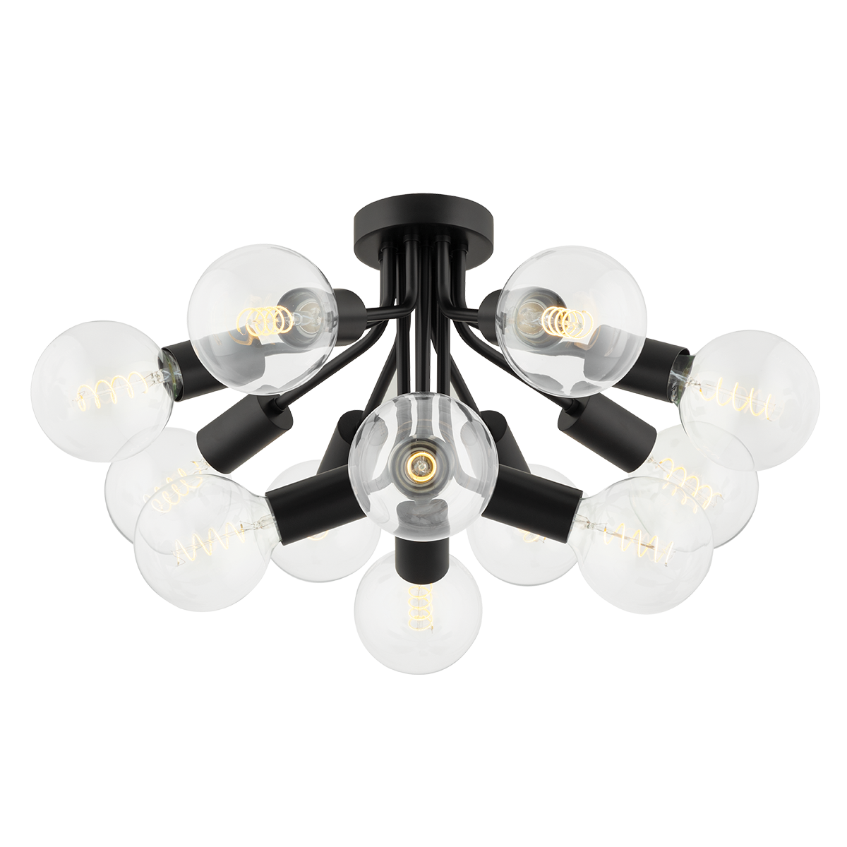 Mitzi DREA Semi Flush in Soft Black
