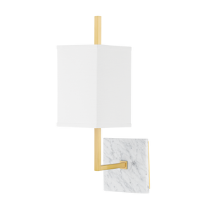 Mitzi Mikaela Wall Sconce in Aged Brass