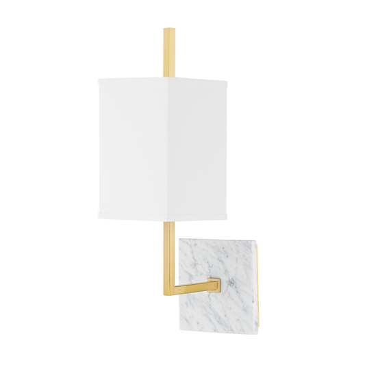 Mitzi Mikaela Wall Sconce in Aged Brass