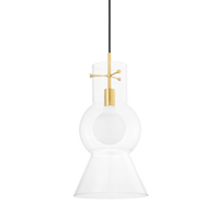 Mitzi MIRABEL Pendant in Aged Brass